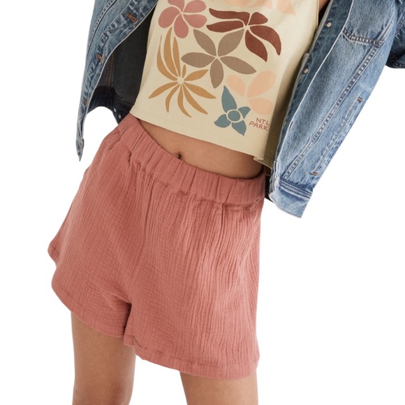 Madewell Pants - Madewell Easy Pull-On Lightspun Shorts